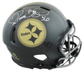 Steelers Jerome Bettis Signed STS IV Full Size Speed Proline Helmet BAS Witness