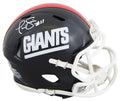 Giants Phil Simms Authentic Signed 1981-98 TB Speed Mini Helmet JSA Witness