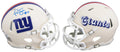 Giants Phil Simms Authentic Signed Retro Speed Mini Helmet W/ Case JSA Witness