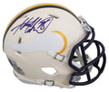 Vikings Adrian Peterson Signed Retro Speed Mini Helmet W/ Case BAS Witnessed