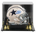 Cowboys Emmitt Smith Signed Retro Speed Mini Helmet W/ Case BAS Witnessed