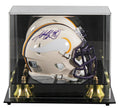 Vikings Adrian Peterson Signed Retro Speed Mini Helmet W/ Case BAS Witnessed
