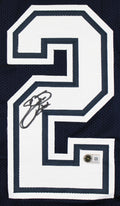 Emmitt Smith Authentic Signed Navy Pro Style Framed Jersey BAS Witnessed 2
