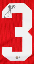 Ohio State Jack Sawyer Authentic Signed Red Pro Style Jersey Autographed BAS 2