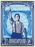 Shepard Fairey Signed Paul McCartney 19x24 Concert Poster Blue LE #148/600 JSA