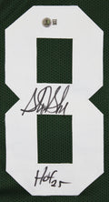 Sterling Sharpe "HOF 25" Signed Green Pro Style Framed Jersey BAS Witnessed