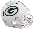 Jordan Love Signed 2024 On-Field Alt F/S Speed Proline Helmet W/ Case BAS Wit