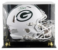 Jordan Love Signed 2024 On-Field Alt F/S Speed Proline Helmet W/ Case BAS Wit