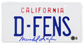 Michael Douglas Falling Down Authentic Signed D-Fens License Plate BAS Witnessed