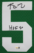 Celtics Kevin Garnett "HOF 20" Signed Green M&N HWC Swingman Jersey JSA Witness