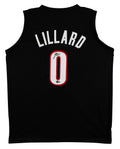 Damian Lillard Authentic Signed Black Dame Time Pro Style Jersey Autographed BAS