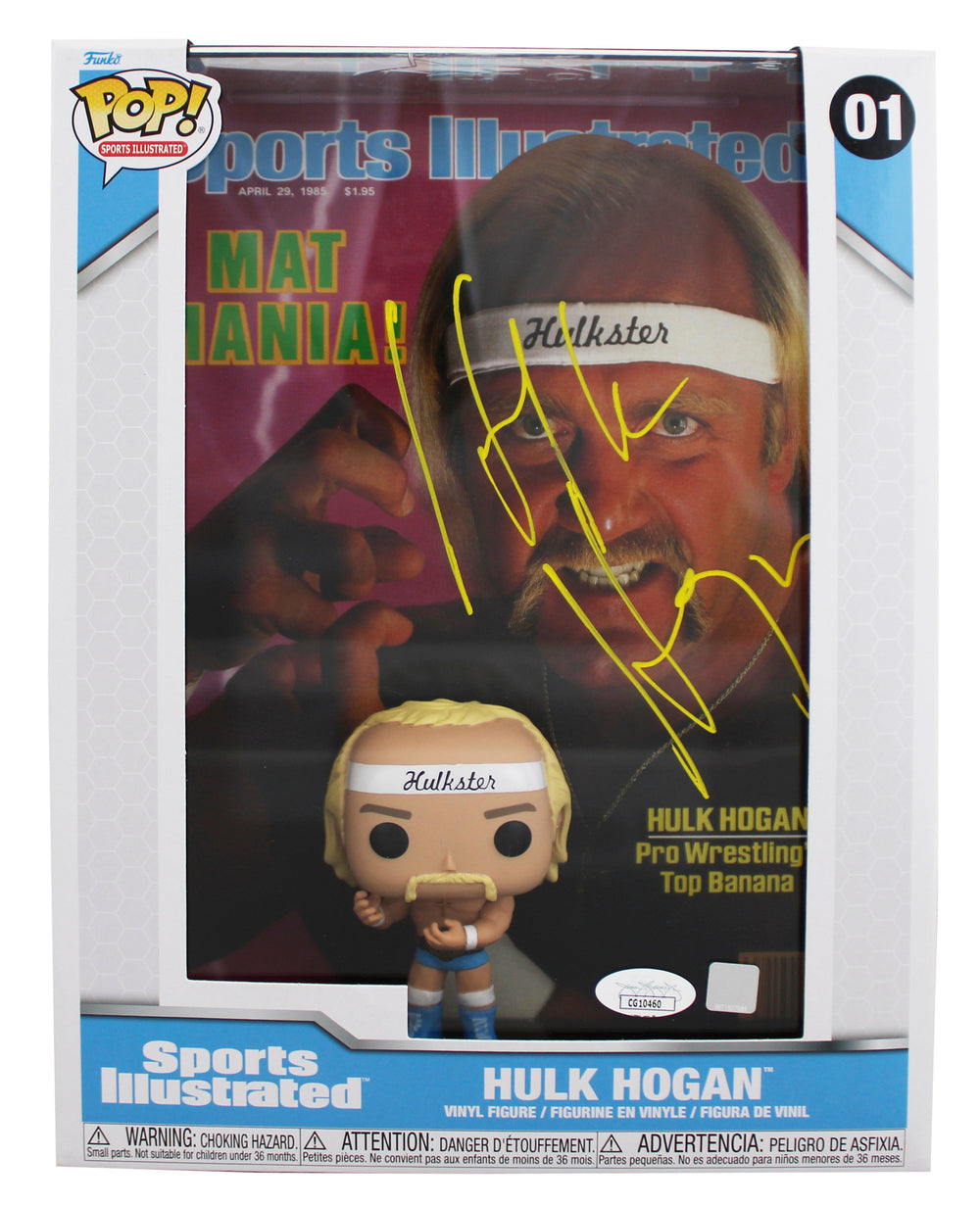 WWE Hulk Hogan Authentic Signed #01 Large Funko Pop Vinyl Figure JSA #CG10460