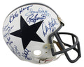 Cowboys Legends (19) Staubach, Pearson +17 Signed VSR4 F/S Proline Helmet BAS