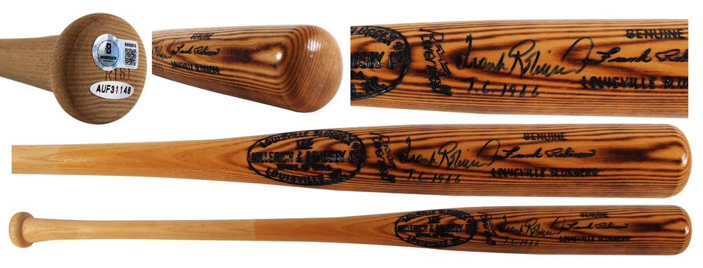 Orioles Frank Robinson "TC 1966" Signed H&B Louisville Slugger Bat UDA & BAS
