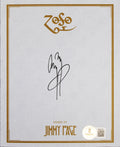 Jimmy Page Authentic Signed Led Zeppelin by Led Zeppelin Hardcover Book BAS LOA
