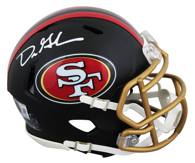 49ers Dre Greenlaw Signed 2025 Rivalries Speed Mini Helmet BAS Witnessed