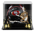 49ers Dre Greenlaw Signed 2025 Rivalries Speed Mini Helmet W/ Case BAS Witnessed