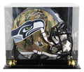 Seahawks DK Metcalf Signed Camo Full Size Speed Rep Helmet W/ Case BAS Witnessed