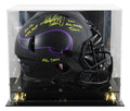 Adrian Peterson "3x Insc" Signed Eclipse Proline F/S Speed Helmet  W/ Case BAS W