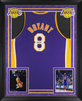 Lakers Kobe Bryant Authentic Signed Purple Reebok Framed Jersey PSA/DNA #B09554