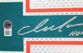 Dolphins Dan Marino "HOF, 84 MVP" Signed White 1990 TB M&N Jersey BAS #BX37024