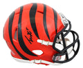 Bengals Tee Higgins Authentic Signed Speed Mini Helmet BAS Witnessed #2W419983