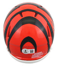 Bengals Tee Higgins Authentic Signed Speed Mini Helmet BAS Witnessed #2W419983