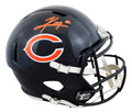 Bears Kyle Monangai Authentic Signed Full Size Speed Rep Helmet BAS Witnessed
