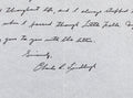 Charles Lindbergh Signed 8.5x11 1971 Handwritten Letter Auto 9! JSA #ZZ80611
