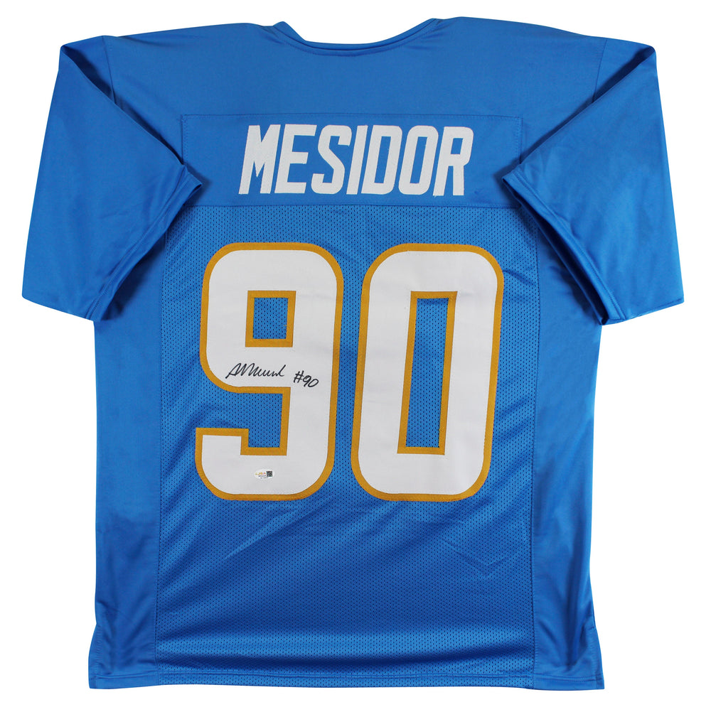 Akheem Mesidor Authentic Signed Powder Blue Pro Style Jersey JSA Witness