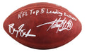 NFL Leading Rushers (5) Payton Smith Sanders Signed Official Nfl Football BAS 1