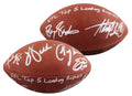 NFL Leading Rushers (5) Payton Smith Sanders Signed Official Nfl Football BAS 2