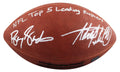 NFL Leading Rushers (5) Payton Smith Sanders Signed Official Nfl Football BAS 2