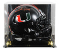 Miami Clinton Portis Signed 2017 Alt Black F/S Speed Rep Helmet W/ Case BAS Wit