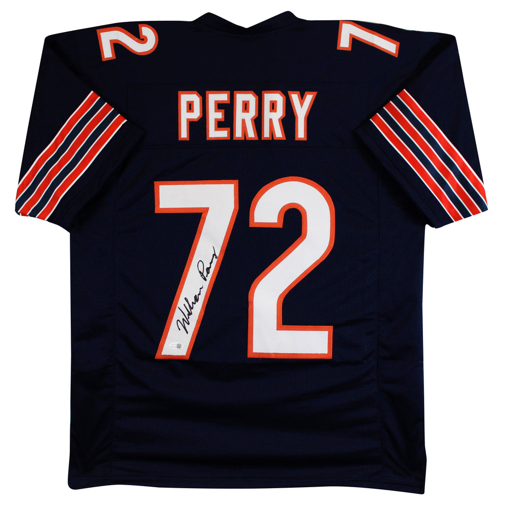 William Perry Authentic Signed Navy Pro Style Jersey Autographed JSA Witness