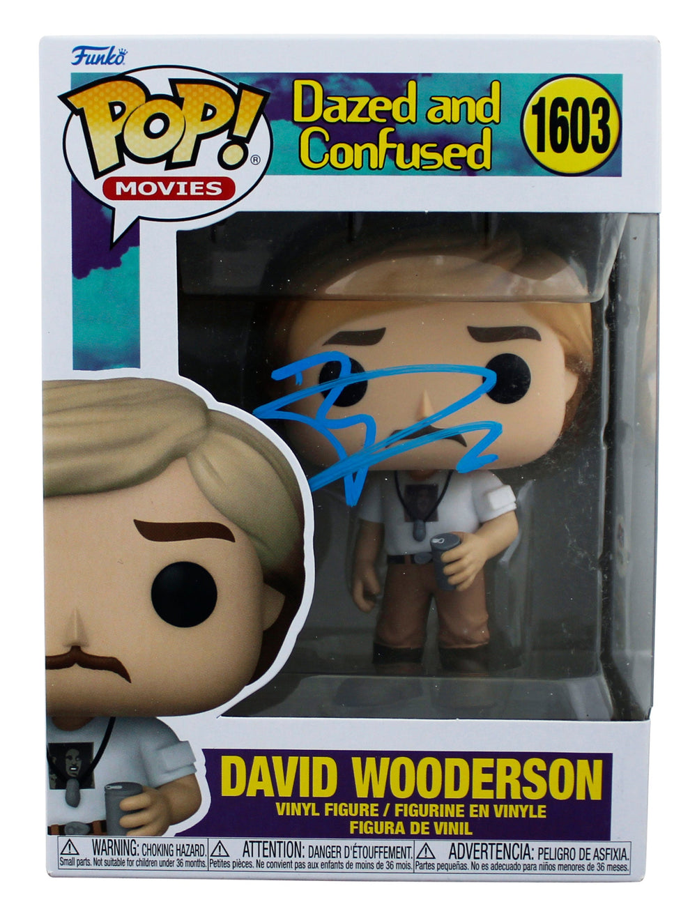 Matthew McConaughey Dazed & Confused Signed #1603 Funko Pop Figure PSA #AQ71510