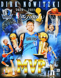 Mavericks Dirk Nowitzki Authentic Signed 11x14 Framed Photo BAS #BS05269