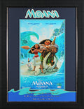 Auli'i Cravalho Moana Signed Framed 11x17 Mini Movie Poster Photo JSA #CI90159