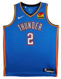 Thunder Shai Gilgeous-Alexander Signed Blue Nike Icon Ed. Jersey PSA #AQ71734