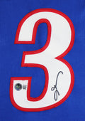 Allen Iverson Authentic Signed Blue Pro Style Jersey Autographed BAS