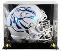 Boise State Ashton Jeanty Signed White F/S Speed Rep Helmet w/ Case BAS Wit 2