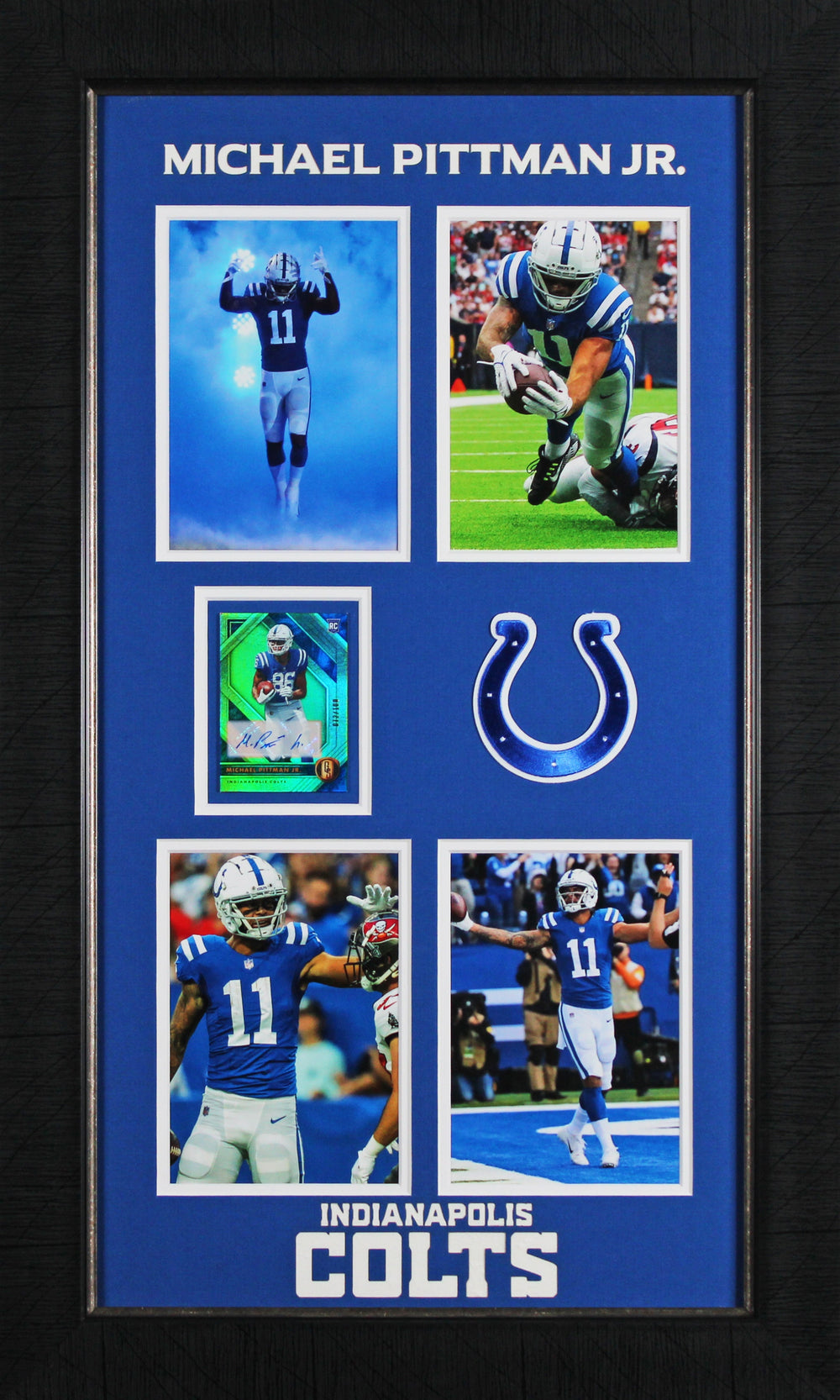 Michael Pittman Jr. Signed & Framed 2020 Panini Gold Std #119 #72/100 RC Card