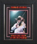 Charlie Daniels Authentic Signed 8x10 Framed Photo Autographed BAS #S24695