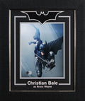 Christian Bale Batman The Dark Knight Signed 8x10 Framed Photo BAS #BQ48662