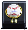 D-Backs Mark Grace Authentic Signed 2001 World Series Logo Baseball W/ Case BAS