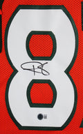 Miami Reggie Wayne Authentic Signed Orange Pro Style Framed Jersey BAS Witnessed