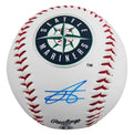 Mariners Julio Rodriguez Signed Seattle Mariners Logo OML Baseball BAS #BX68733