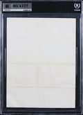 Charles Goodyear Authentic Signed 7.5x9.75 1863 Handwritten Letter BAS Slabbed