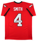 Georgia Nolan Smith Authentic Signed Red Pro Style Jersey JSA Witness