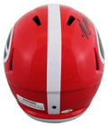 Georgia Nolan Smith Signed Full Size Speed Rep Helmet W/ Case JSA Witnessed
